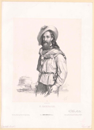 Giuseppe Garibaldi av Artist Unknown