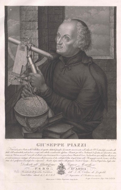 Giuseppe Piazzi av Artist Unknown