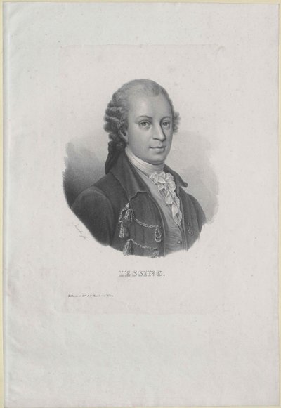 Gotthold Ephraim Lessing av Artist Unknown