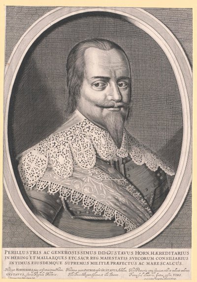 Gustaf greve Horn av Bjoerneborg av Artist Unknown