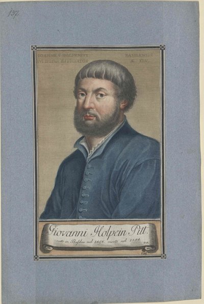 Hans Holbein (tryck) av Artist Unknown