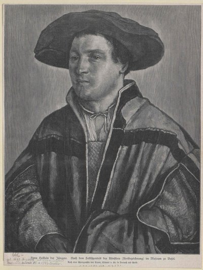 Hans Holbein (tryck) av Artist Unknown