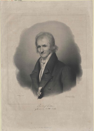Heinrich von Cotta (tryck) av Artist Unknown