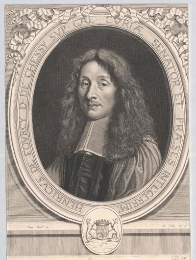 Henri II Fourcy (tryckning) av Artist Unknown