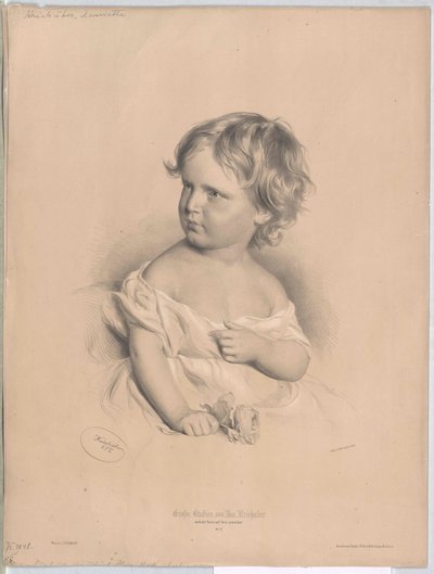 Henriette Kriehuber (tryck) av Artist Unknown