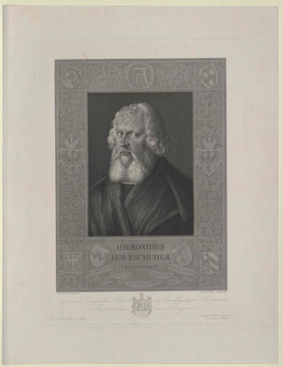 Hieronymus Holzschuher (tryck) av Artist Unknown