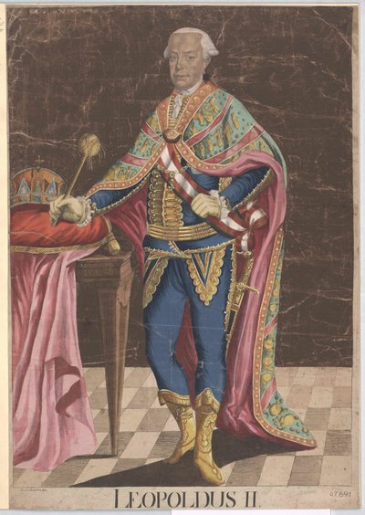 Tysk-romerske kejsaren Leopold II av Artist Unknown