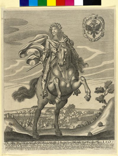 Tysk-romerska kejsaren Leopold I av Artist Unknown
