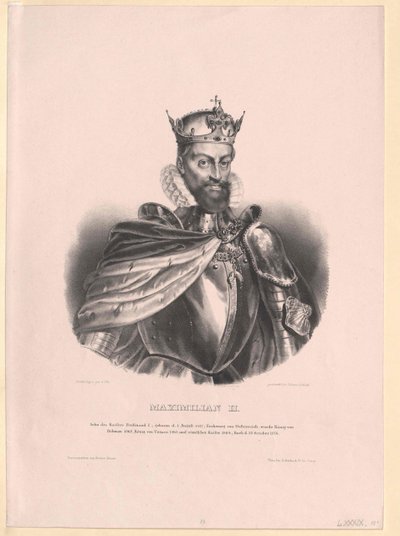 Tysk-romerska kejsaren Maximilian II av Artist Unknown