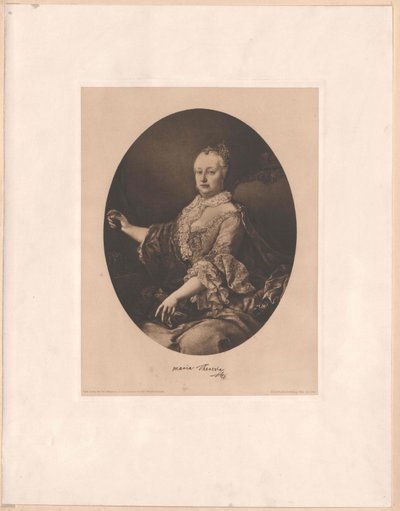 Heliga romerska kejsarinnan Maria Theresia av Artist Unknown