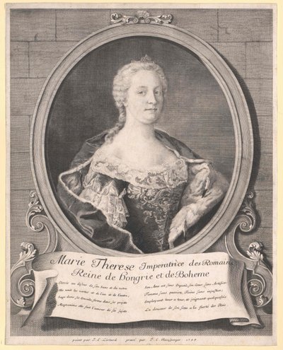 Heliga romerska kejsarinnan Maria Theresia av Artist Unknown