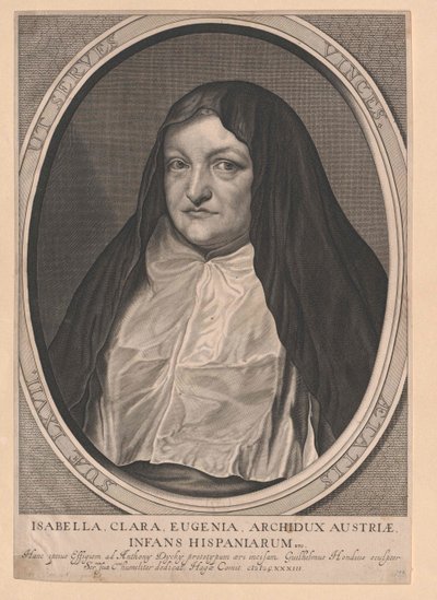 Infanta av Spanien Isabella Clara Eugenia av Artist Unknown