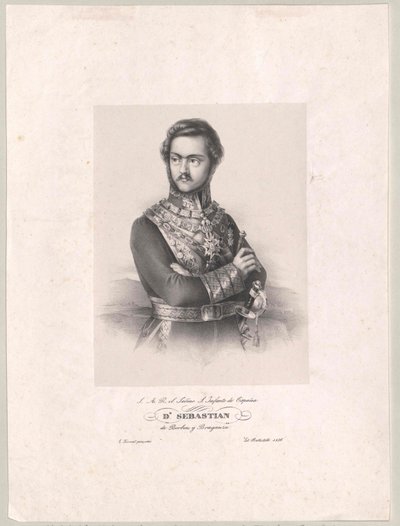 Infant av Spanien Sebastian av Artist Unknown