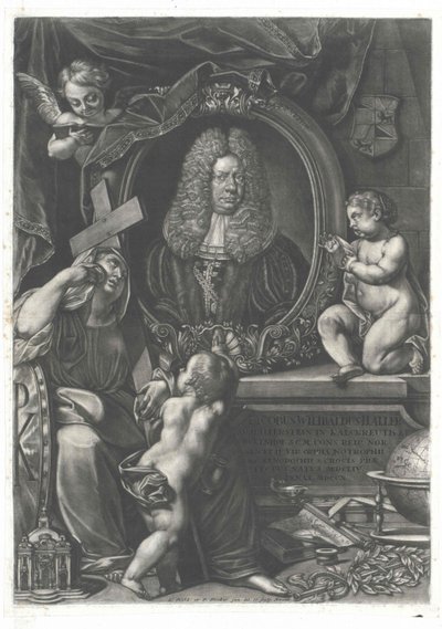 Jacob Wilibald Haller von Hallerstein av Artist Unknown