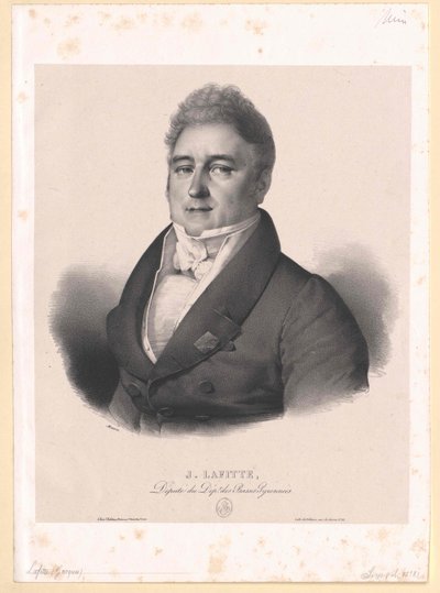 Jacques Lafitte av Artist Unknown