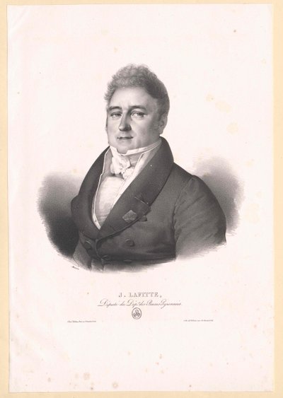 Jacques Lafitte av Artist Unknown