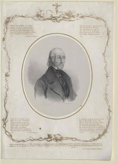 Jakob Rappaport (print) av Artist Unknown
