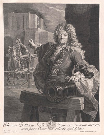 Jean Balthazar Keller av Artist Unknown