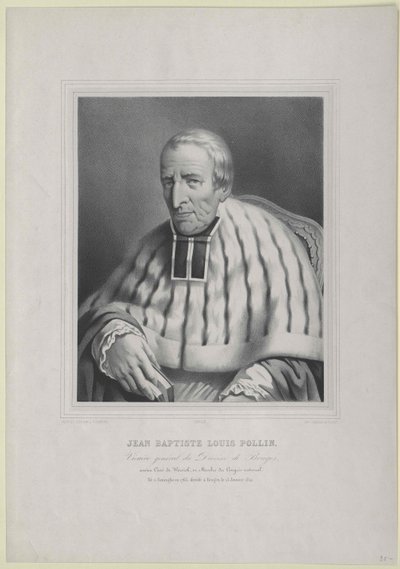 Jean Baptiste Louis Pollin av Artist Unknown