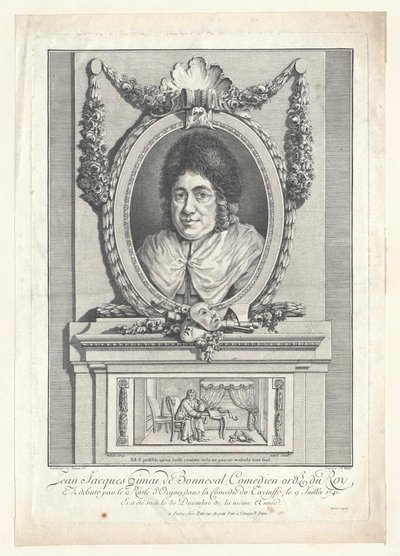Jean Jacques Gimat de Bonneval av Artist Unknown