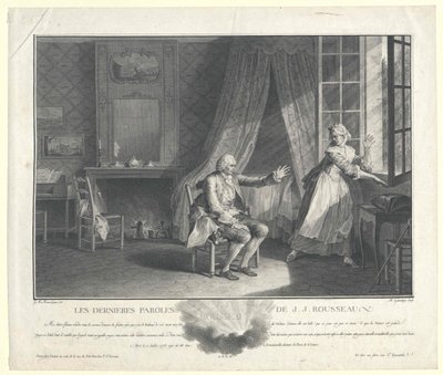 Jean Jacques Rousseau av Artist Unknown