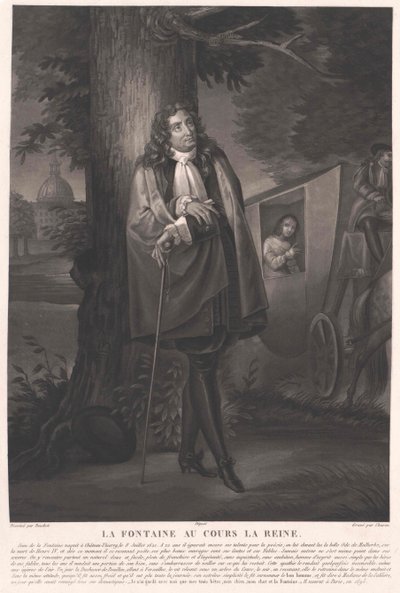 Jean de La Fontaine av Artist Unknown