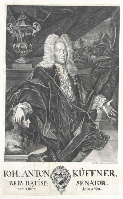 Johann Anton Kueffner av Artist Unknown