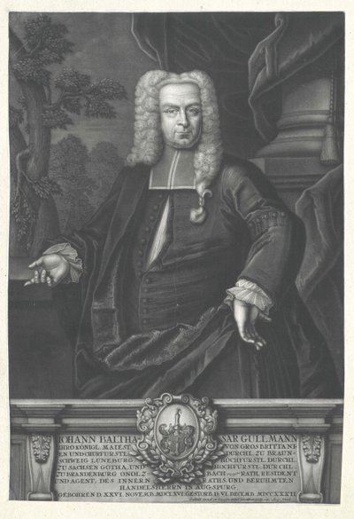 Johann Balthazar Gullmann av Artist Unknown