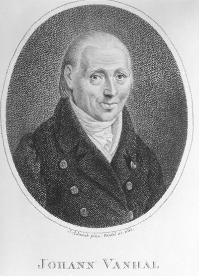 Johann Baptist Vanhal av Artist Unknown