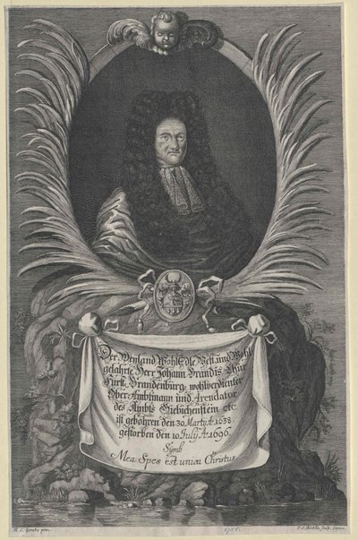 Johann Brandis (tryck) av Artist Unknown