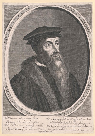 Johannes Calvin av Artist Unknown