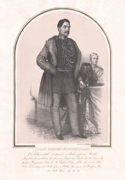 Johann Franz baron Kempen von Fichtenstamm av Artist Unknown