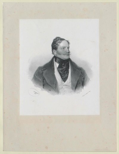 Johann Franz greve Hardegg (tryck) av Artist Unknown