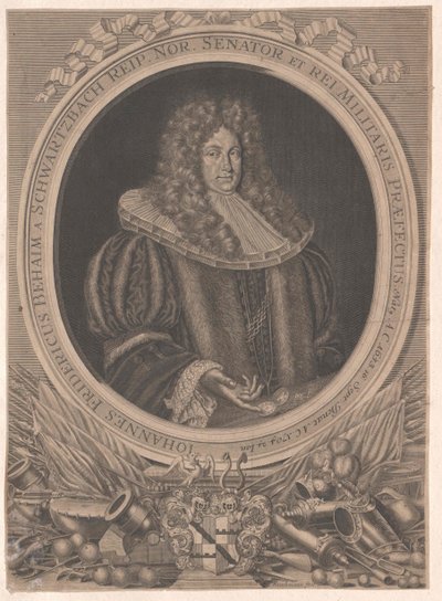 Johann Frederick Behaim von Schwarzbach av Artist Unknown