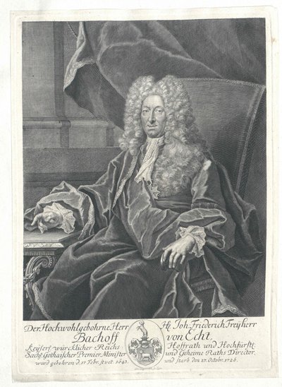 Johann Frederick baron Bachoff av verklighetstrogen av Artist Unknown