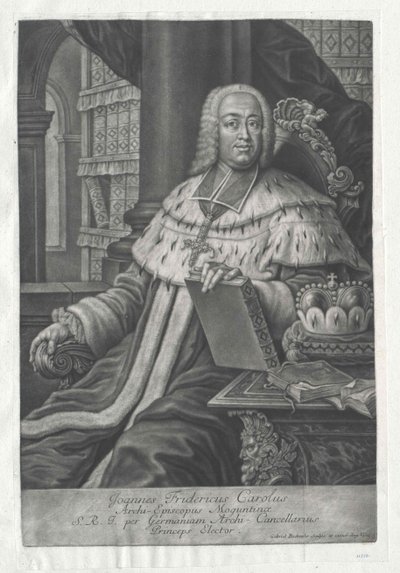 Johann Friedrich Carl greve Ostein av Artist Unknown