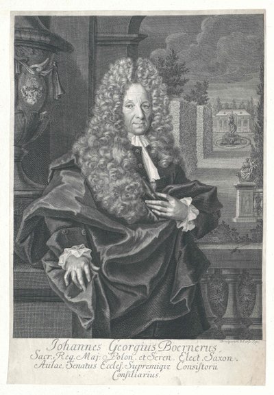 Johann Georg Boerner av Artist Unknown