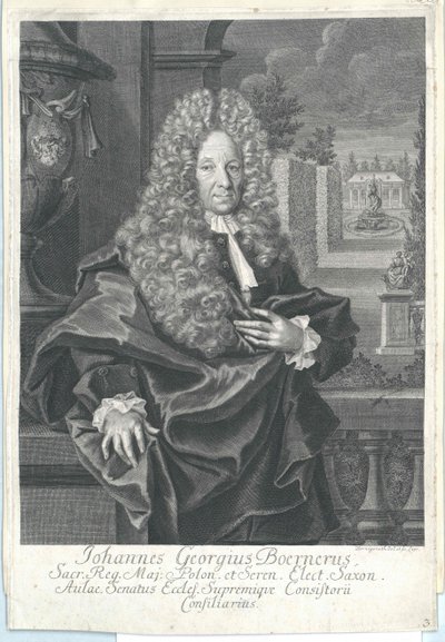 Johann Georg Boerner av Artist Unknown