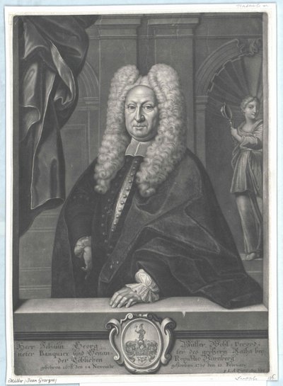 Johann Georg Mueller av Artist Unknown