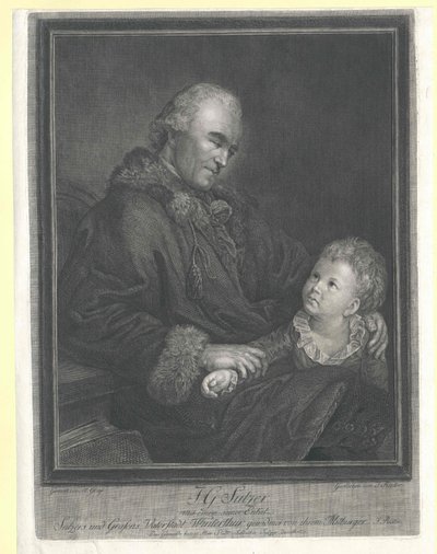 Johann Georg Sulzer av Artist Unknown