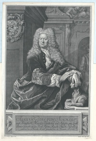 Johann Georg von Schmidt om Altenstadt av Artist Unknown