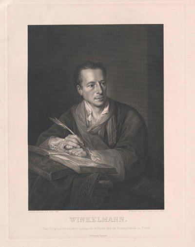 Johann Joachim Winckelmann av Artist Unknown