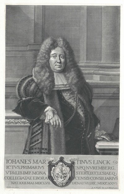 John Martin Linck av Artist Unknown