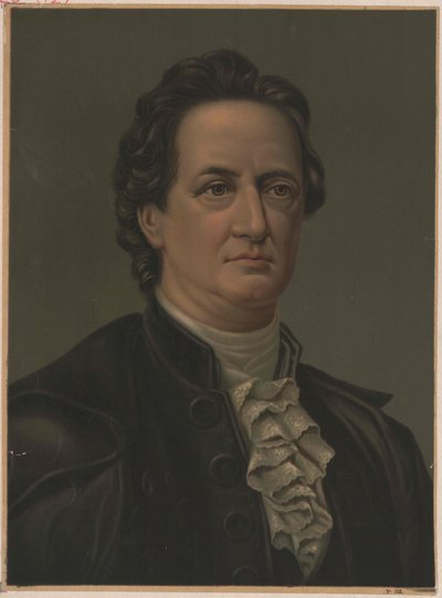 Johann Wolfgang von Goethe av Artist Unknown