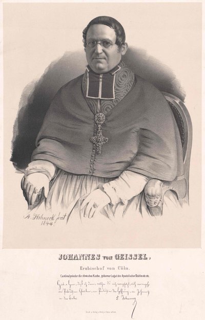 Johannes von Geissel av Artist Unknown