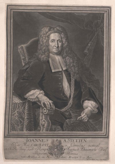 Johannes von Stetten av Artist Unknown