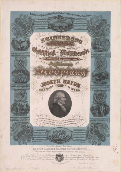 Joseph Haydn av Artist Unknown