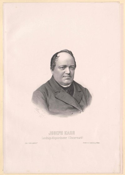 Joseph Kahr av Artist Unknown