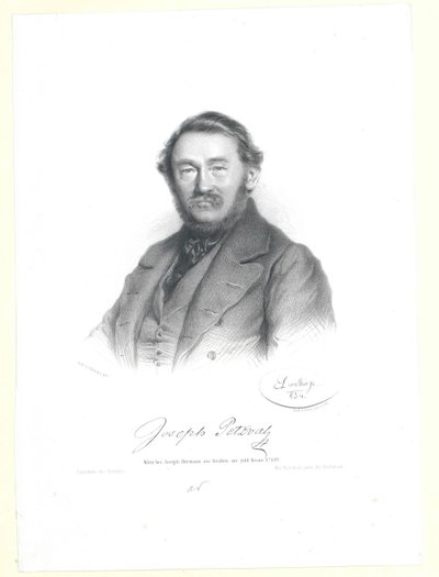 Joseph Petzval av Artist Unknown