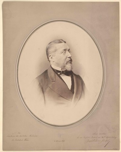 Joseph Viktor von Scheffel (tryck) av Artist Unknown